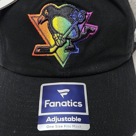 Fantatics Pittsburgh Penguins PRIDE Sliderback Hat - New - Picture 2 of 10